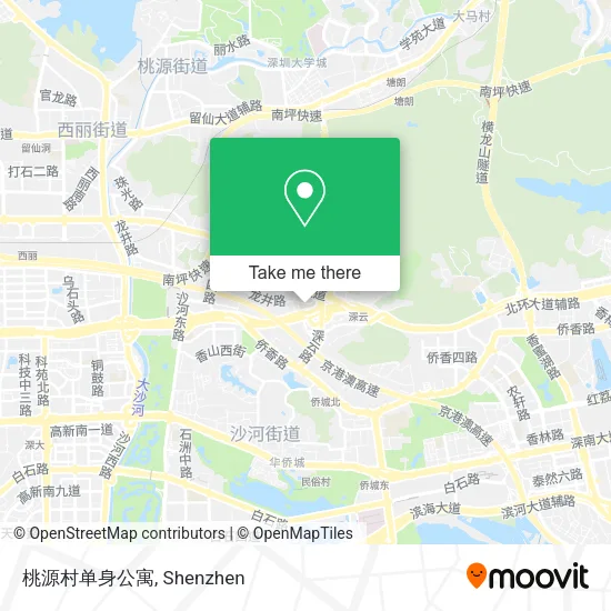 桃源村单身公寓 map