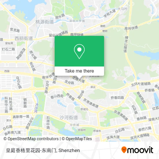 皇庭香格里花园-东南门 map