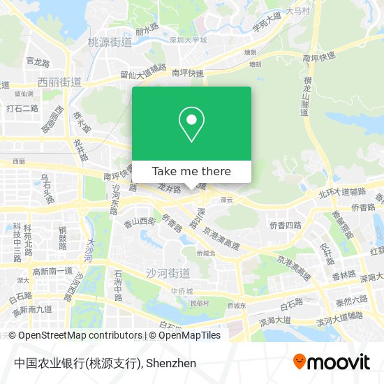 中国农业银行(桃源支行) map
