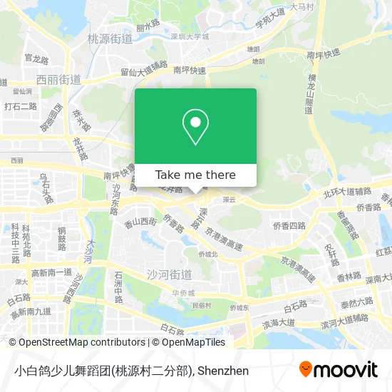 小白鸽少儿舞蹈团(桃源村二分部) map