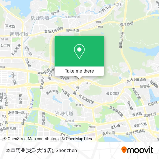本草药业(龙珠大道店) map