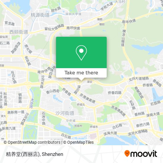 精养堂(西丽店) map