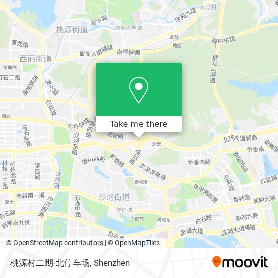 桃源村二期-北停车场 map