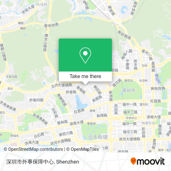 深圳市外事保障中心 map