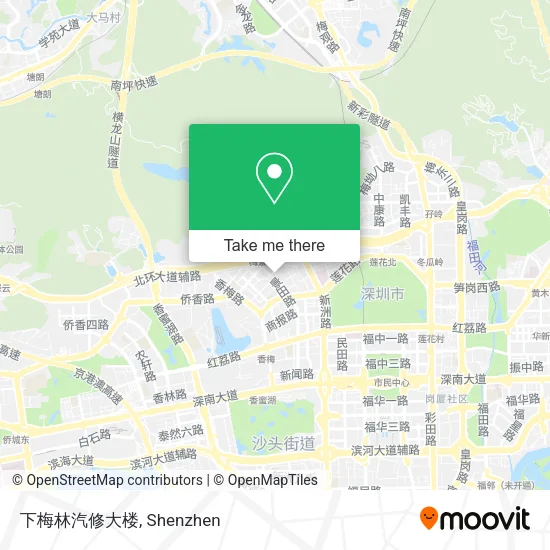 下梅林汽修大楼 map