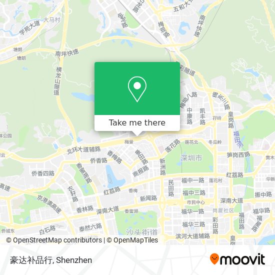 豪达补品行 map