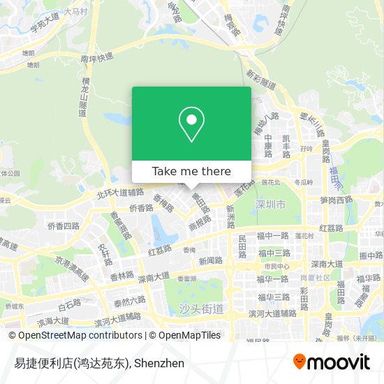易捷便利店(鸿达苑东) map