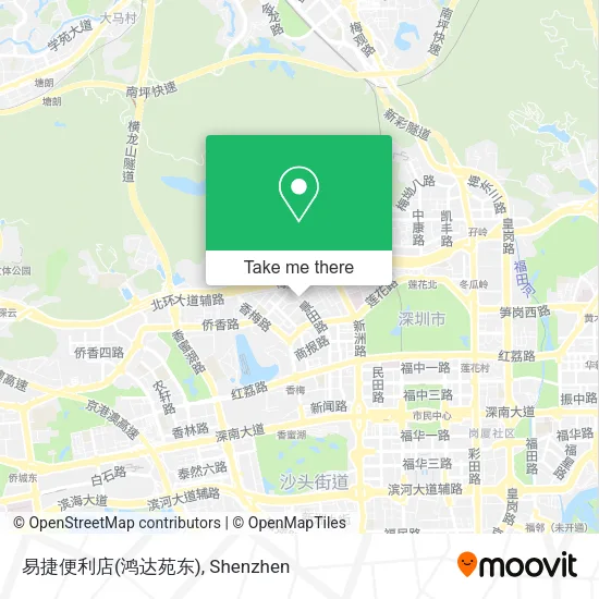 易捷便利店(鸿达苑东) map