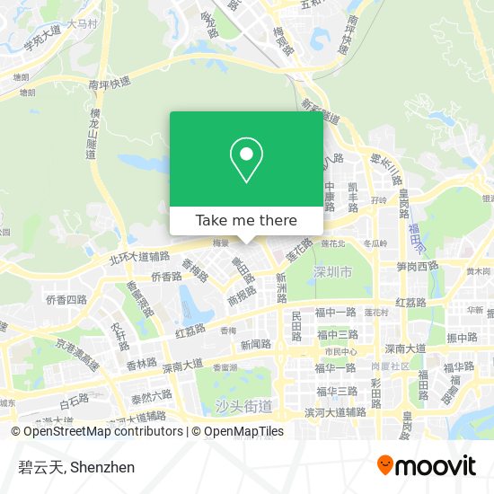 碧云天 map