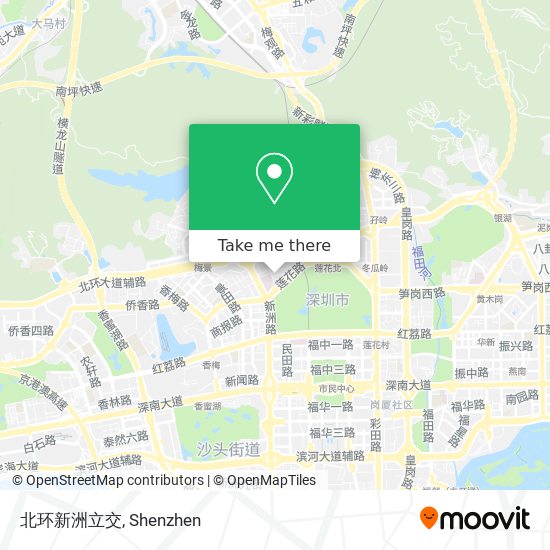 北环新洲立交 map