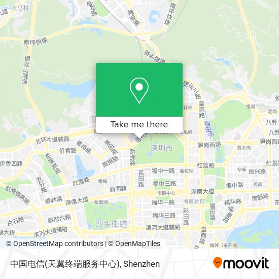 中国电信(天翼终端服务中心) map