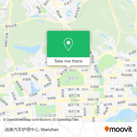 战驱汽车护理中心 map