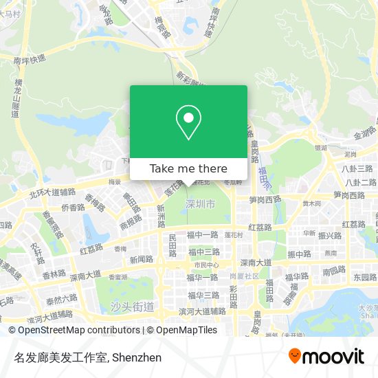 名发廊美发工作室 map
