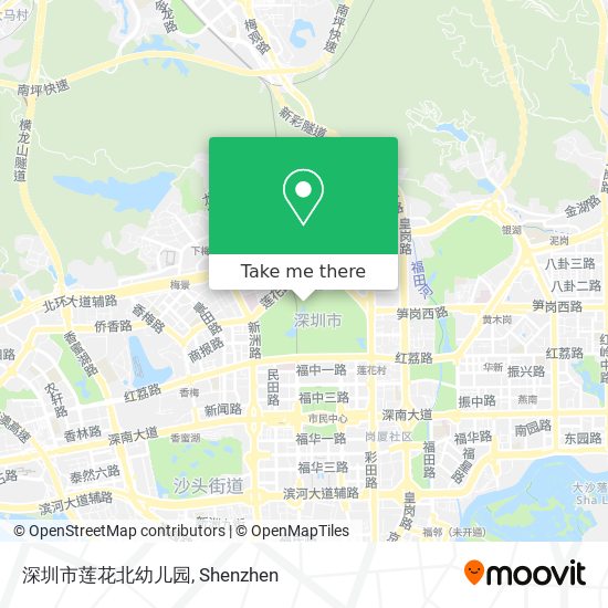 深圳市莲花北幼儿园 map