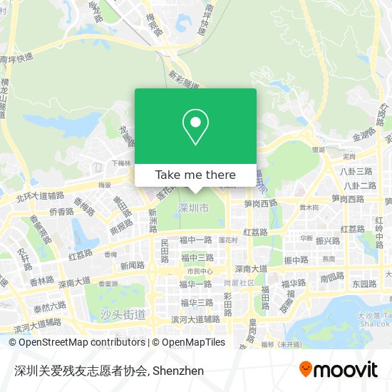 深圳关爱残友志愿者协会 map