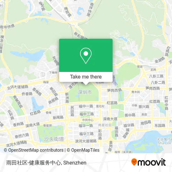 雨田社区-健康服务中心 map