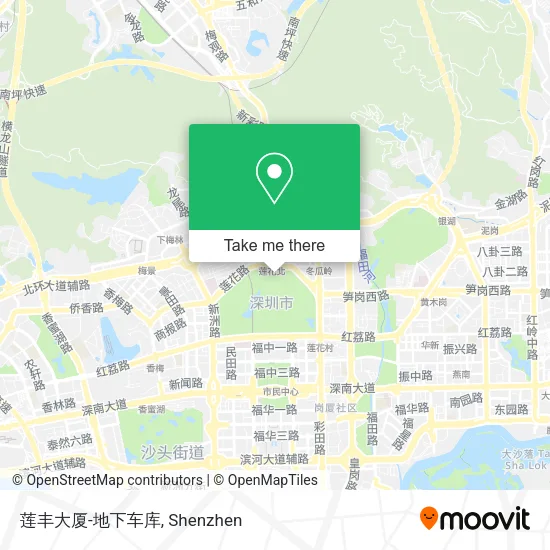 莲丰大厦-地下车库 map