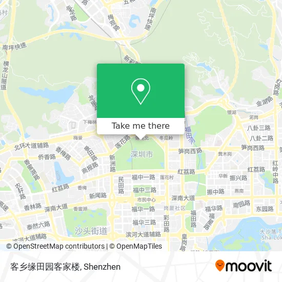 客乡缘田园客家楼 map