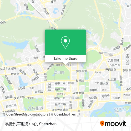 易捷汽车服务中心 map
