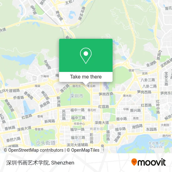 深圳书画艺术学院 map