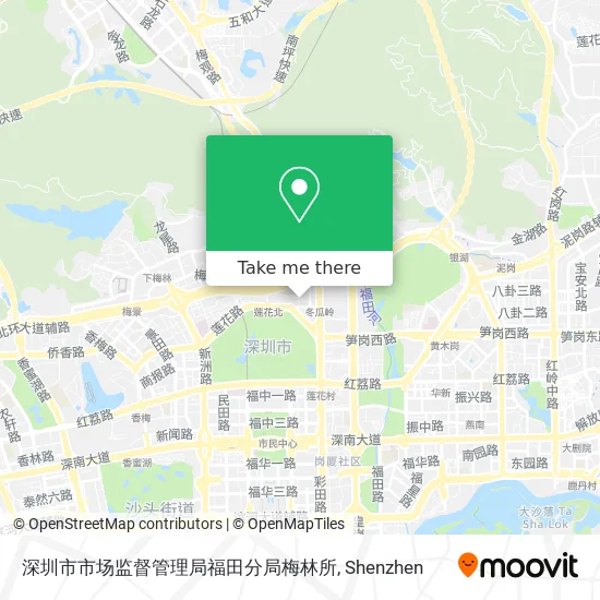 深圳市市场监督管理局福田分局梅林所 map