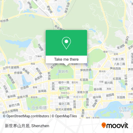 新世界山月居 map