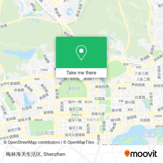 梅林海关生活区 map