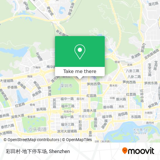 彩田村-地下停车场 map