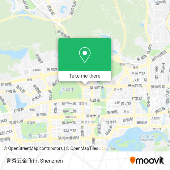 育秀五金商行 map