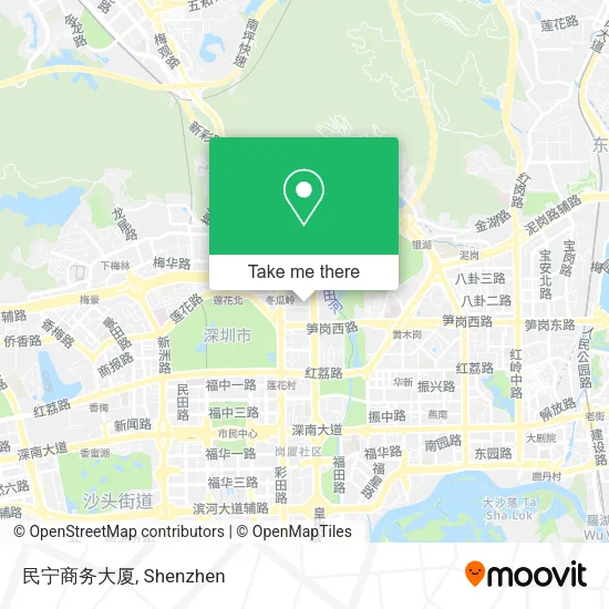 民宁商务大厦 map