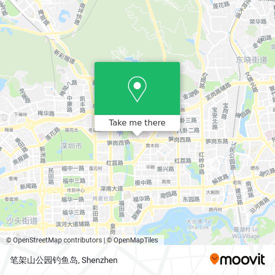 笔架山公园钓鱼岛 map