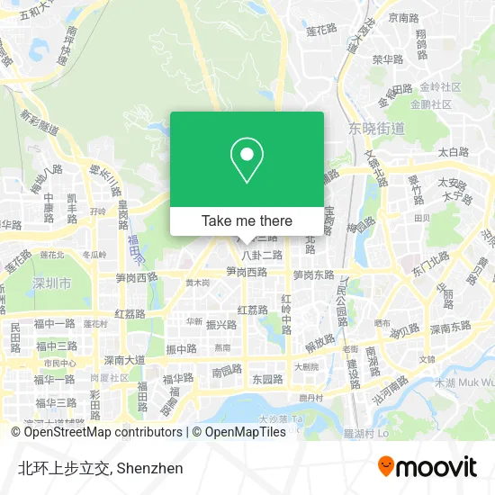 北环上步立交 map