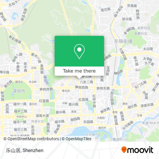 乐山居 map