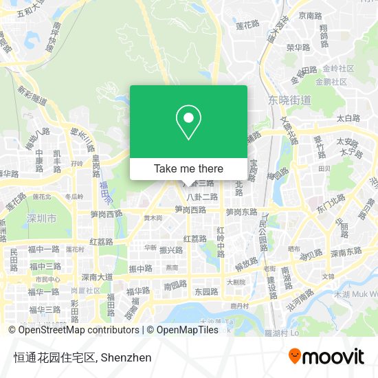 恒通花园住宅区 map