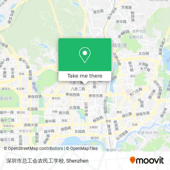 深圳市总工会农民工学校 map