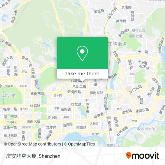 庆安航空大厦 map