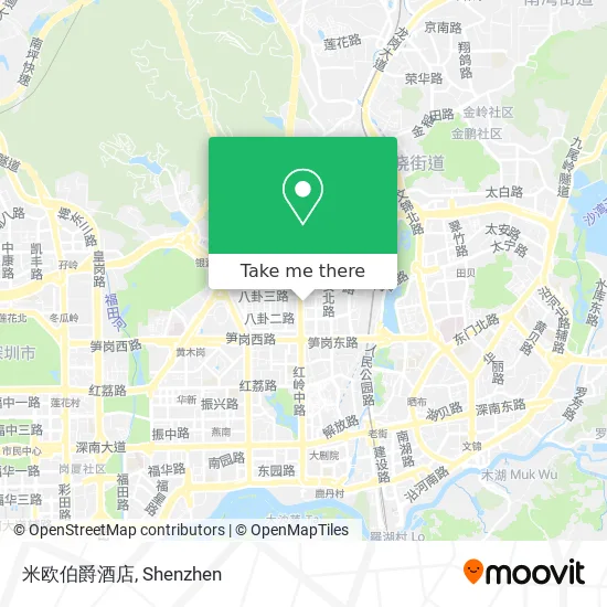 米欧伯爵酒店 map