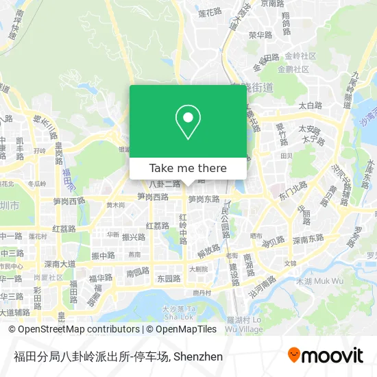 福田分局八卦岭派出所-停车场 map
