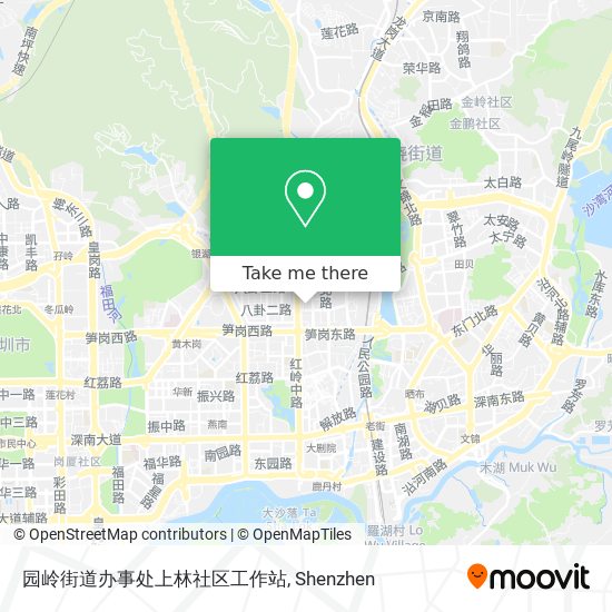 园岭街道办事处上林社区工作站 map