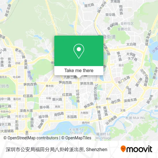 深圳市公安局福田分局八卦岭派出所 map