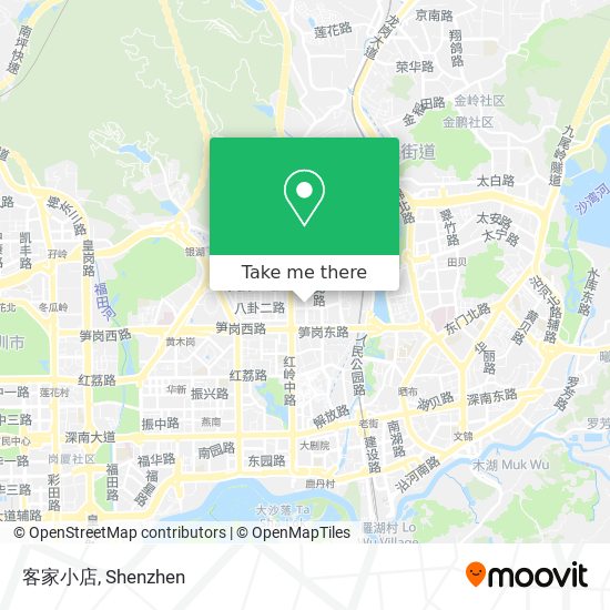 客家小店 map