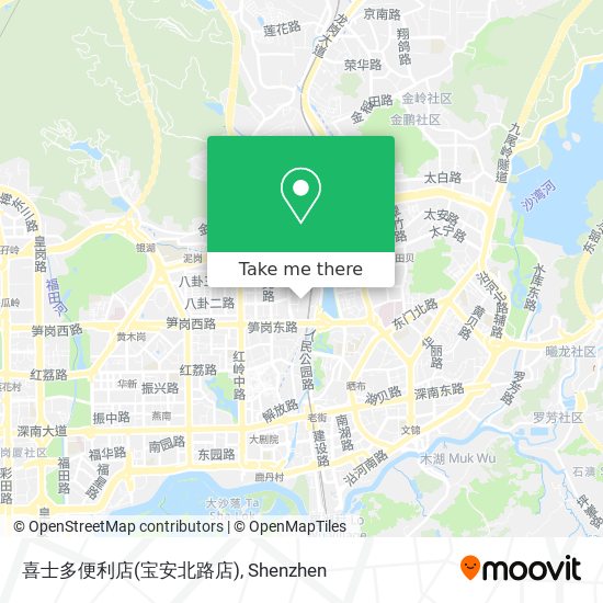 喜士多便利店(宝安北路店) map