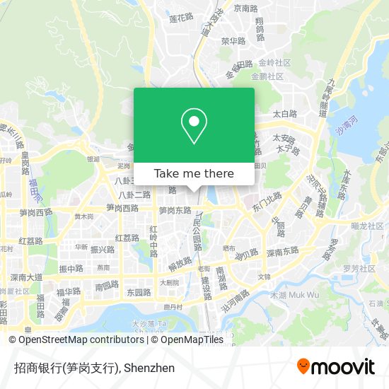 招商银行(笋岗支行) map
