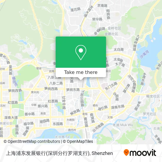 上海浦东发展银行(深圳分行罗湖支行) map
