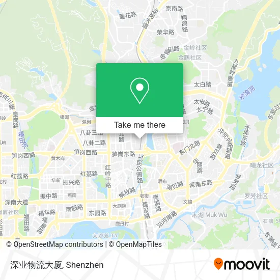 深业物流大厦 map