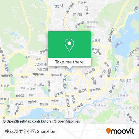 桃花园住宅小区 map