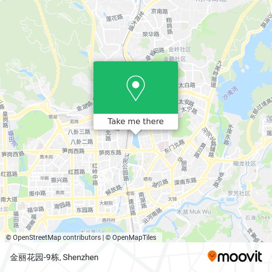 金丽花园-9栋 map