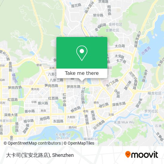 大卡司(宝安北路店) map