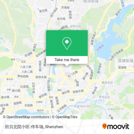 田贝北院小区-停车场 map