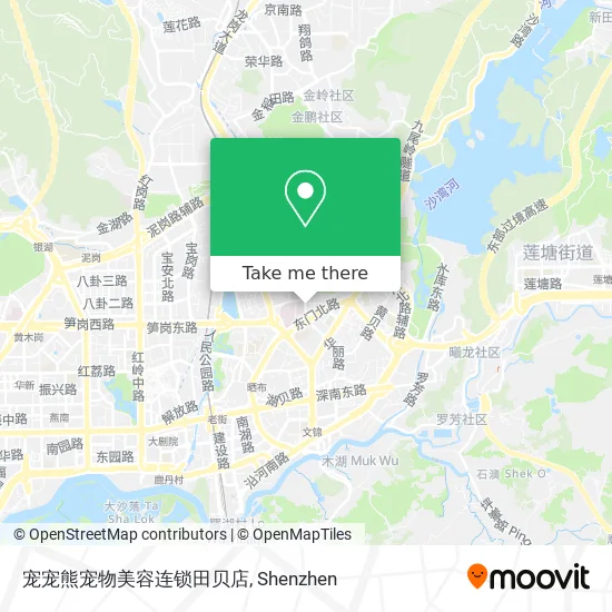宠宠熊宠物美容连锁田贝店 map